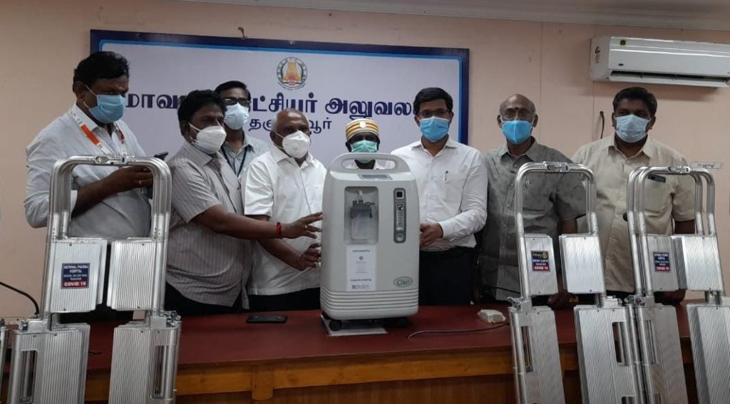 Mr.Ehiya to setup an Oxygen Plant in Thanjavur Medical College Hospital