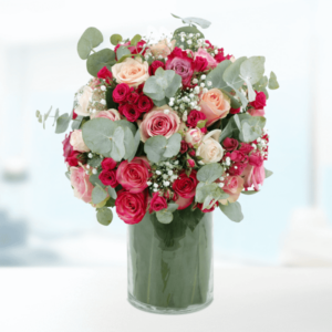 Creamy Flower Bunch - Buy Mixed Flowers in vase, btf.in