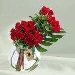 Buy Red Rose Mothers Day Gift – 30 Red Roses in a Vase
