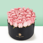 30 to 45 baby pink roses in box