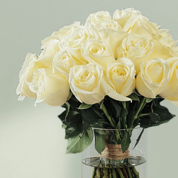 Bunch of White Roses - Condolences flowers delivery to India