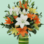 Mix Lily in Vase (3)