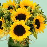 Sunny Sunflowers Vase Arrangement (1)