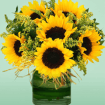 Sunny Sunflowers Vase Arrangement (2)