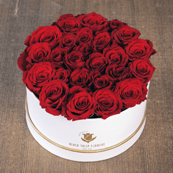 Red Rose in Box | Box of Flowers delivery to India
