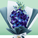 Blue Orchids Bouquet (3)