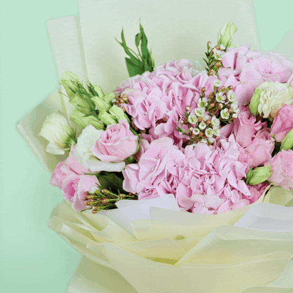 BUY BOUQUET OF HYDRANGEAS - Order Exotic Flower - BTF.in