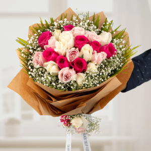 Order Mix Rose Bouquet - Buy Pink Honey | BTF.in