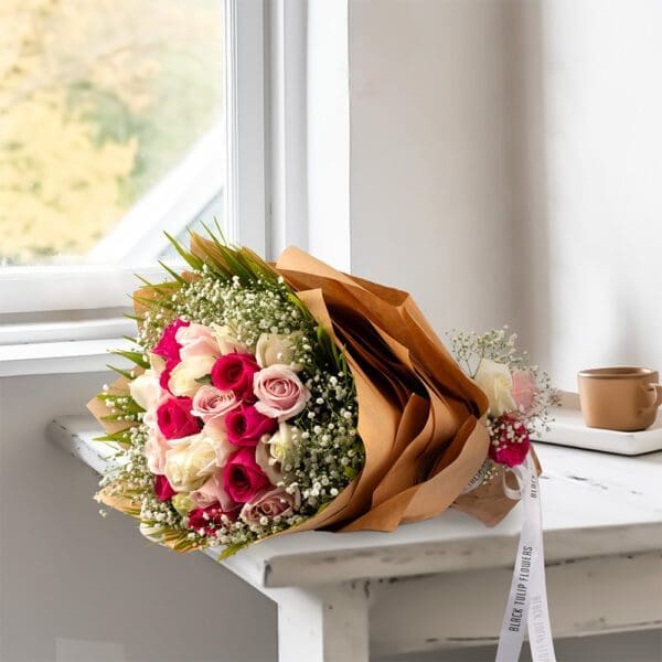 Order Mix Rose Bouquet - Buy Pink Honey | BTF.in