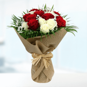 Love and Devotion | Order online roses Blacktulipflowers.in
