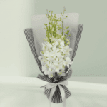Buy White Orchids Bouquet - Send/Buy Orchids Flowers Online BTF.in