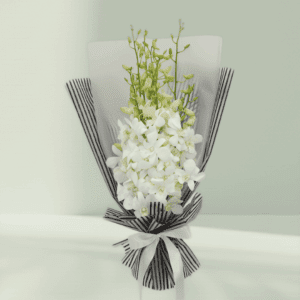 Buy White Orchids Bouquet - Send/Buy Orchids Flowers Online BTF.in
