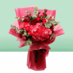 Bouquet of 100% Love | Blacktulipflowers.in