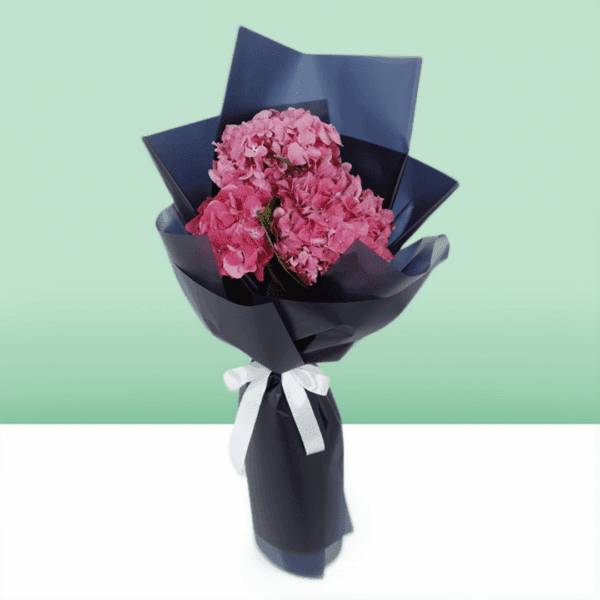 Bunch of Dark Pink Hydrangeas (1) Bunch of Dark Pink Hydrangeas | Exotic Hydrangea Flowers | BTF.in