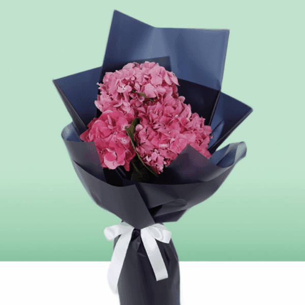 Bunch of Dark Pink Hydrangeas (3) Bunch of Dark Pink Hydrangeas | Exotic Hydrangea Flowers | BTF.in