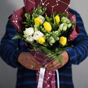 Luxe Amber - Buy Tulip flower bouquet online | btf.in