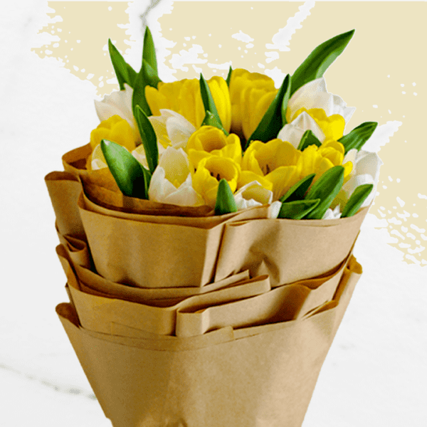 Romantic Tulips - Order Tulips flower bouquet | btf.in