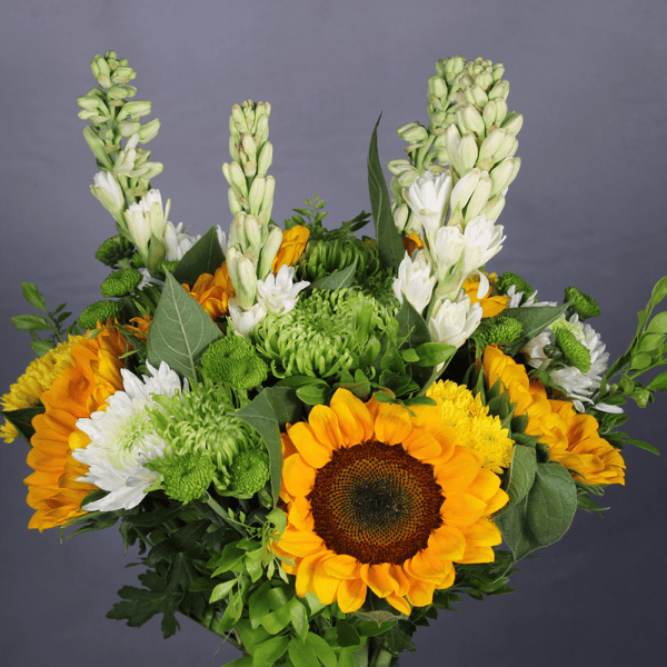 Brighten your day - Order Fresh Sunflowers in vase | btf.in
