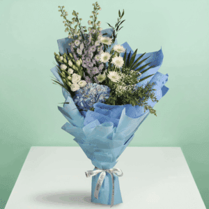 Cool Blue- Order Blue Themed Bouquet at btf.in
