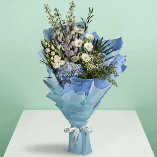 Cool Blue (2) Cool Blue- Order Blue Themed Bouquet at btf.in