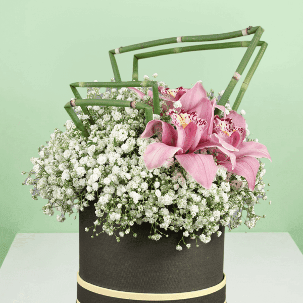 Soft pastel flower arrangement symbolizing a touch of sweetness