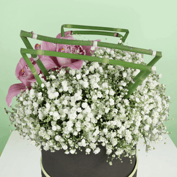 Soft pastel flower arrangement symbolizing a touch of sweetness