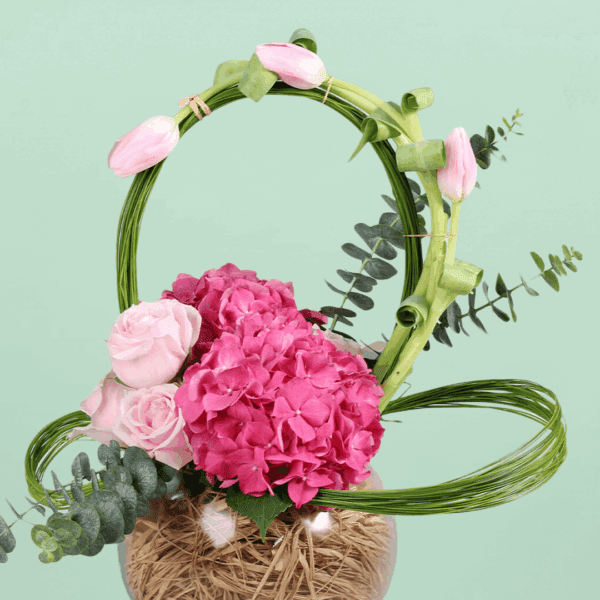 Earthy floral bowl design showcasing nature’s harmony