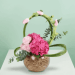 Earthy floral bowl design showcasing nature’s harmony