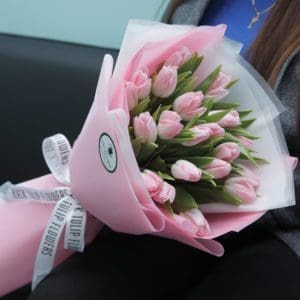 Bouquet of Pink Tulips - Order Tulip Bouquet | BTF.in