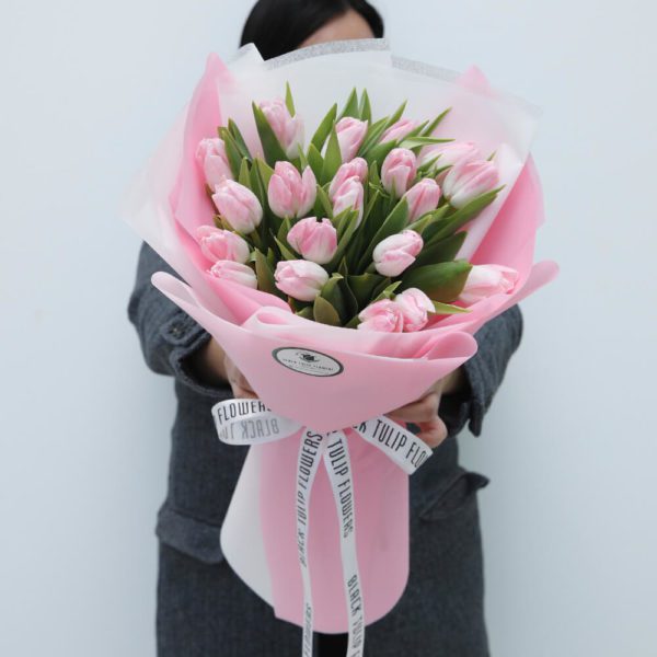 Bouquet of Pink Tulips - Order Tulip Bouquet | BTF.in