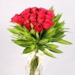 Ruby Rakhi, Roses and Chocolates