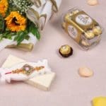 Sparkling Sunflower Rakhi Combo