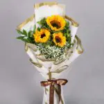 Sparkling Sunflower Rakhi Combo