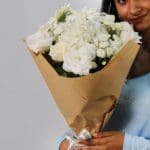 Whispering White Blossoms - Send White flowers for Sympathy