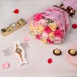 Floral and Sweet Rakhi Gift Set