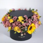 Yellow Bliss - Exotic Flowers in Box Order at BTF.in