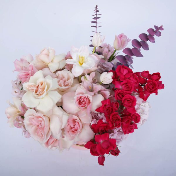 Rosy Delight - Pastel Flowers in Box | BTF.in