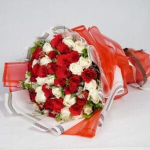 Send/Buy Rose flower Online: A Tale of Two Colored Roses