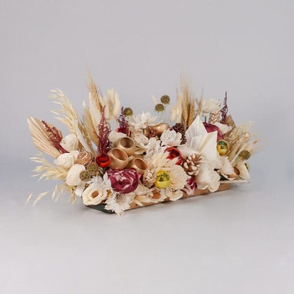 Order Dry Christmas Table Decorations: Frosty Finesse | BTF