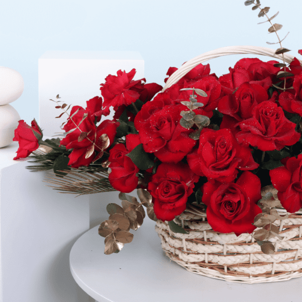 Luxurious Love (4) Luxurious Love - Flower in Basket delivery - Order Now at BTFI