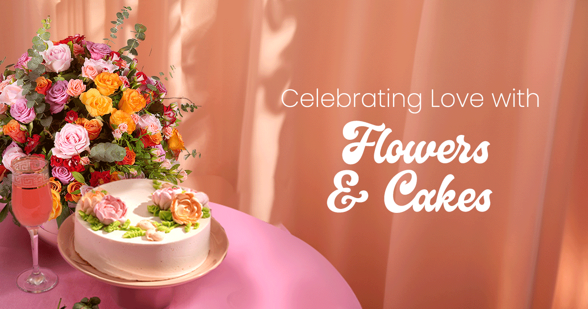 Cake and Flowers