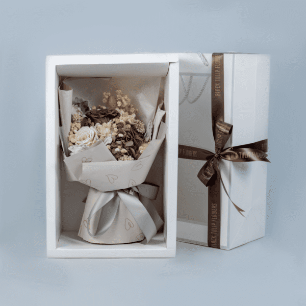 Tranquil Beauty - Preserved Bouquet : Explore Preserved Bouquet in Bangalore | Order Now at Black Tulip Flowers