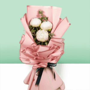 Peony Bouquet In Bangalore | Order Now Blooming Peony Serenade