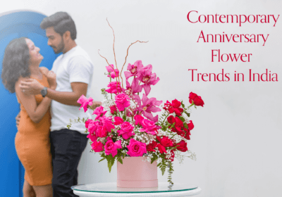 Perfect 10 Anniversary Flowers Online - Contemporary Anniversary Flower Trends in India - Order Now at BTFI