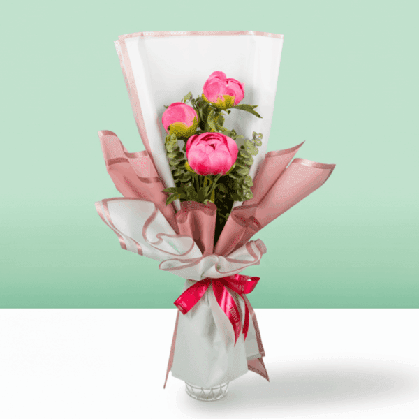 Posy Pink Bouquet (2) Posy pink bouquet with soft pastel flowers