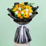 Mixed Flower Bouquet - Order Now our Elegant Hand-tied Bouquet make it a delightful expression of love
