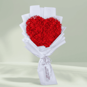 Heart Shaped Flower Arrangement - Fresh Gypso Heart Flower for Every Occasion - Order Now at BTFI"