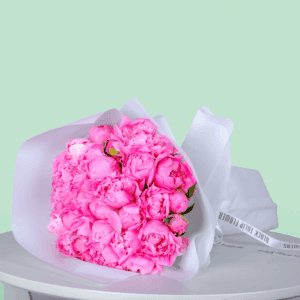Peony Bouquet Delivery In Bangalore | Order Now Pink Peony Bouquet | Order Now at BTFI