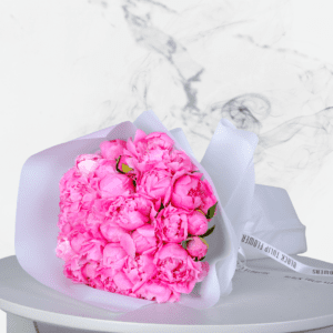 Peony Bouquet Delivery In Bangalore | Order Now Pink Peony Bouquet | Order Now at BTFI