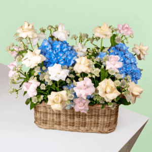 Floral Arrangements - Unique Basket of Exotica | Order Fresh Flowers at BTFI
